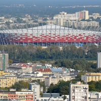 Panorama stadionu