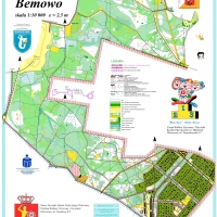 Mapa Parku Leśnego Bemowo