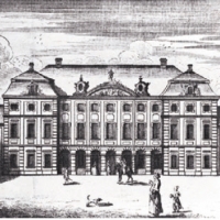 Widok fasady pałacu