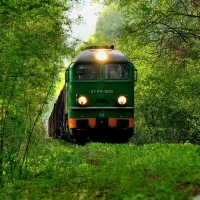 Pociąg na Warszawskiej Magistrali Hutnicznej