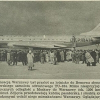 Tu-104 na lotnisku