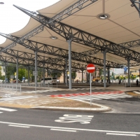 Widok dworca autobusowego