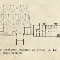 Plan pawilonu od ul. Lubelskiej