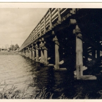 Mostek w latach 60-tych XX wieku