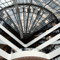 Warsaw Trade Tower - wnętrze holu głównego
