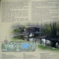 Tablica informacyjna Parku Ujazdowskiego