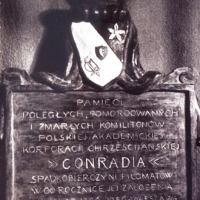 Odsłonięcie tablicy pamiątkowej Conradii