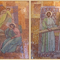 Kaplica św. Rodziny - mozaiki