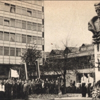 Odsłonięcie pomnika Ludwika Waryńskiego