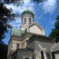 Cerkiew św. Jana Klimaka od wschodu
