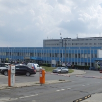 Wjazd na teren szpitala