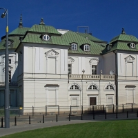 Muzeum Niepodległości widziane od strony Banku Polskiego