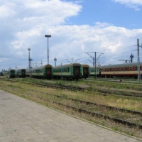 Widok na tory postojowe